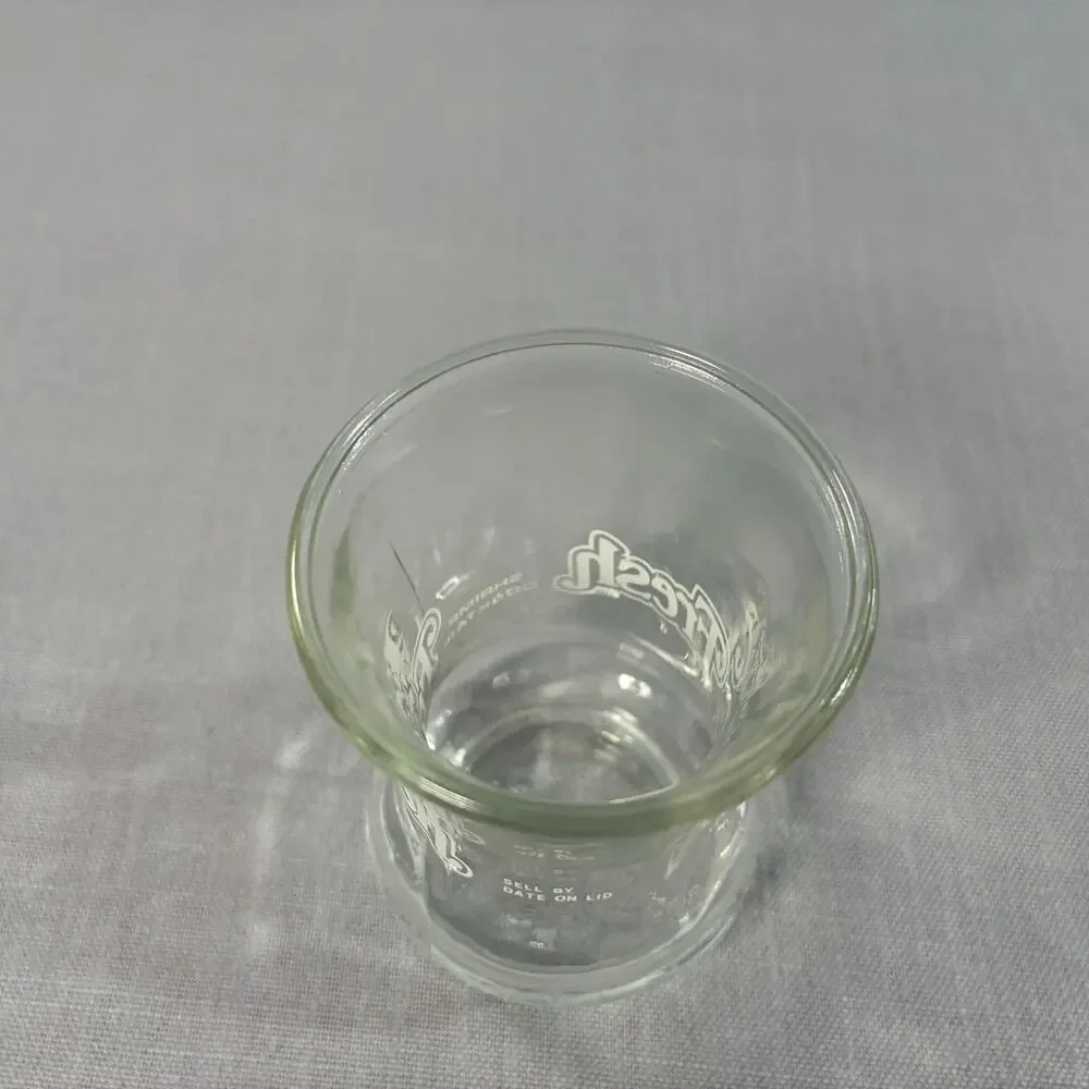 Vintage Fresh Shrimp Cocktail Sauce Glass Serving Cup Seafood Barware Decor